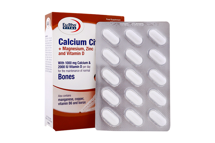 قرص کلسیم سیترات یوروویتال